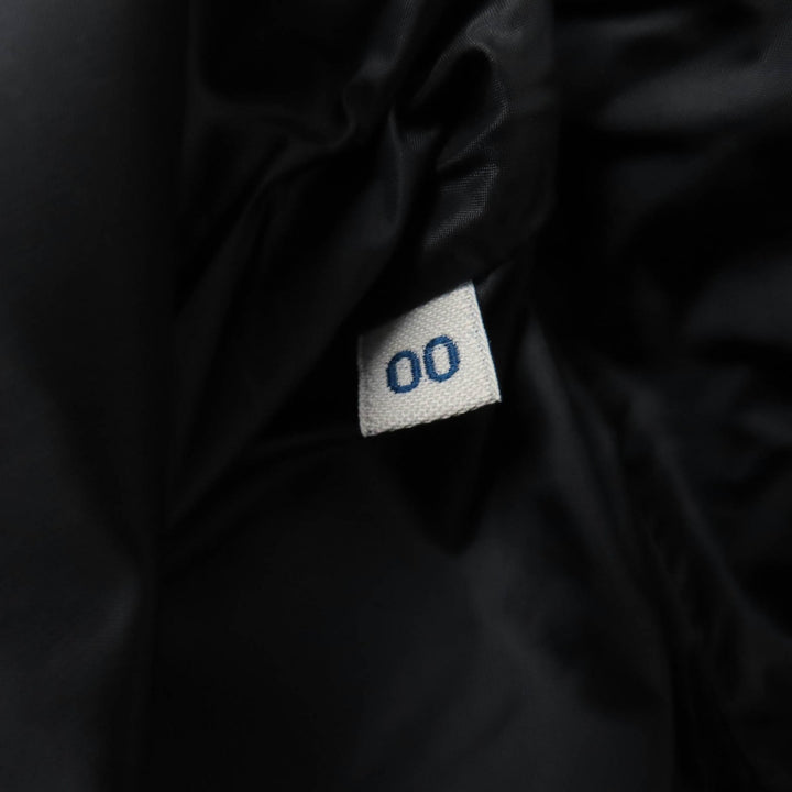 美品★MONCLER モンクレール HERMIFUR ラクーンファー・フード・ロゴワッペン付 ZIP UP ダウンコート ブラック 00 正規品 レディース