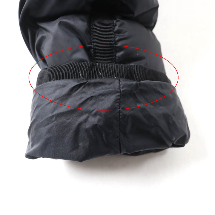美品★MONCLER モンクレール HERMIFUR ラクーンファー・フード・ロゴワッペン付 ZIP UP ダウンコート ブラック 00 正規品 レディース