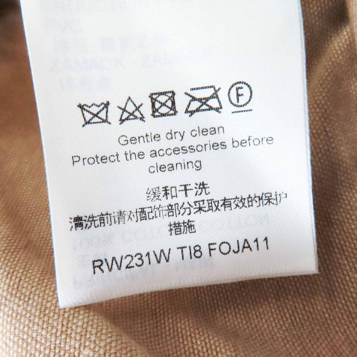 極美品◎LOUIS VUITTON ルイヴィトン 23SS 1AB74I コットン ウォッシュド加工 デニム クロップド ボンバージャケット ベージュ 34 正規品