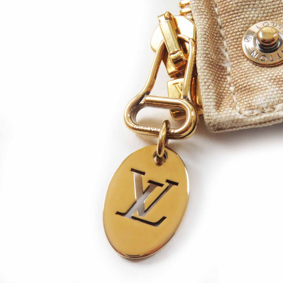 極美品◎LOUIS VUITTON ルイヴィトン 23SS 1AB74I コットン ウォッシュド加工 デニム クロップド ボンバージャケット ベージュ 34 正規品