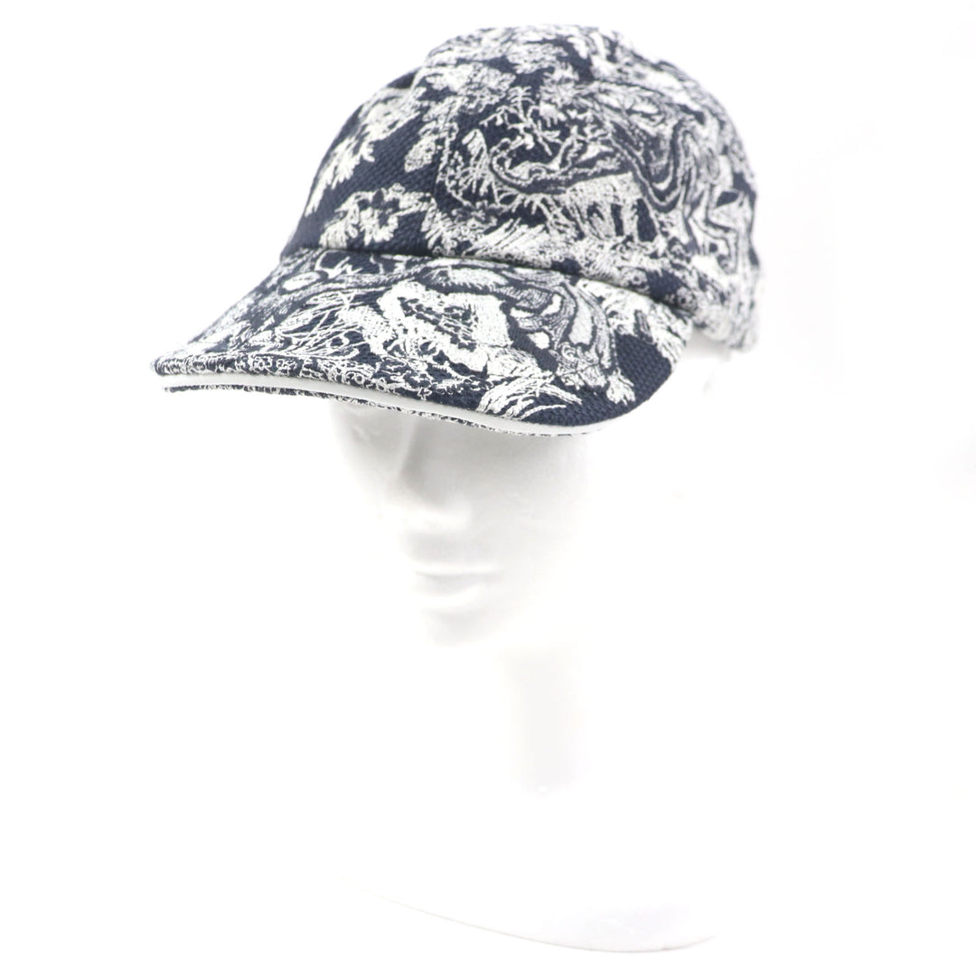 未使用品▼Christian Dior クリスチャンディオール 24TJV922X134 トワル ドュ ジュイ D-PLAYER 帽子 キャップ 59 正規品 レディース
