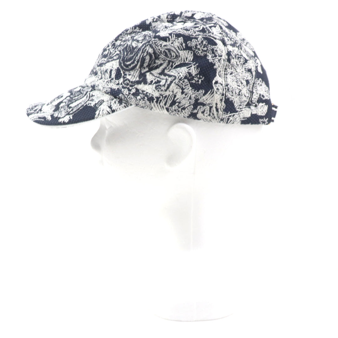 未使用品▼Christian Dior クリスチャンディオール 24TJV922X134 トワル ドュ ジュイ D-PLAYER 帽子 キャップ 59 正規品 レディース