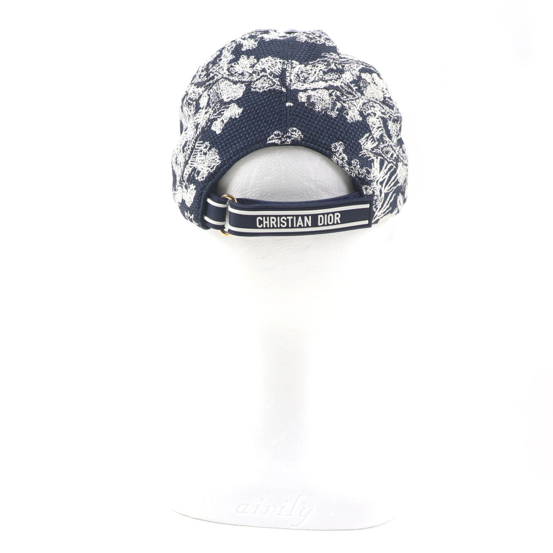 未使用品▼Christian Dior クリスチャンディオール 24TJV922X134 トワル ドュ ジュイ D-PLAYER 帽子 キャップ 59 正規品 レディース