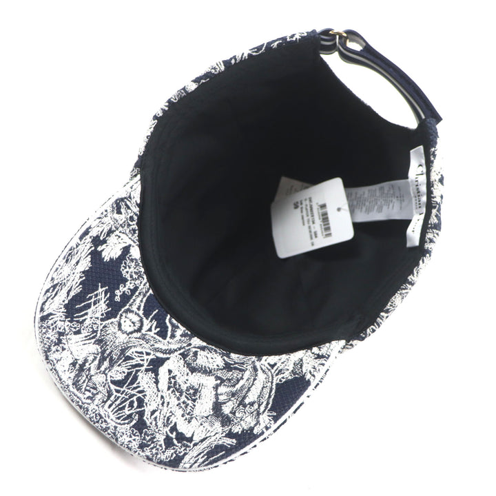 未使用品▼Christian Dior クリスチャンディオール 24TJV922X134 トワル ドュ ジュイ D-PLAYER 帽子 キャップ 59 正規品 レディース