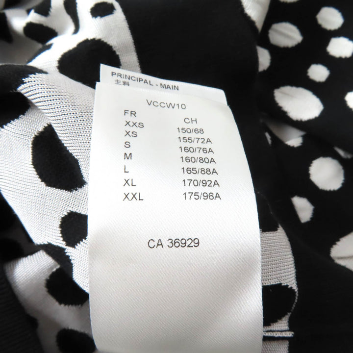 極美品★ルイヴィトン×草間彌生 23SS 1AB852 シルク混 インフィニティ ドット クロップド プルオーバーニット XS 正規品 レディース