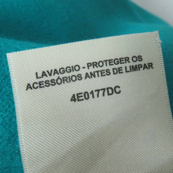 未使用品◎HERMES エルメス 24SS 4E0177DC カシミヤ100％ セリエボタン ベルトラップ ロングジレ／ベスト 緑 34 ハンガー・ガーメント付