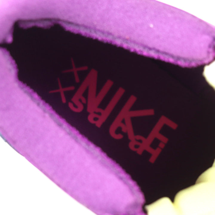 未使用品▼NIKE KAWS SACAI ナイキ カウズ サカイ DM7901-500 BLAZER LOW PURPLE DUSK スウェード レザー スニーカー 27 箱付き メンズ