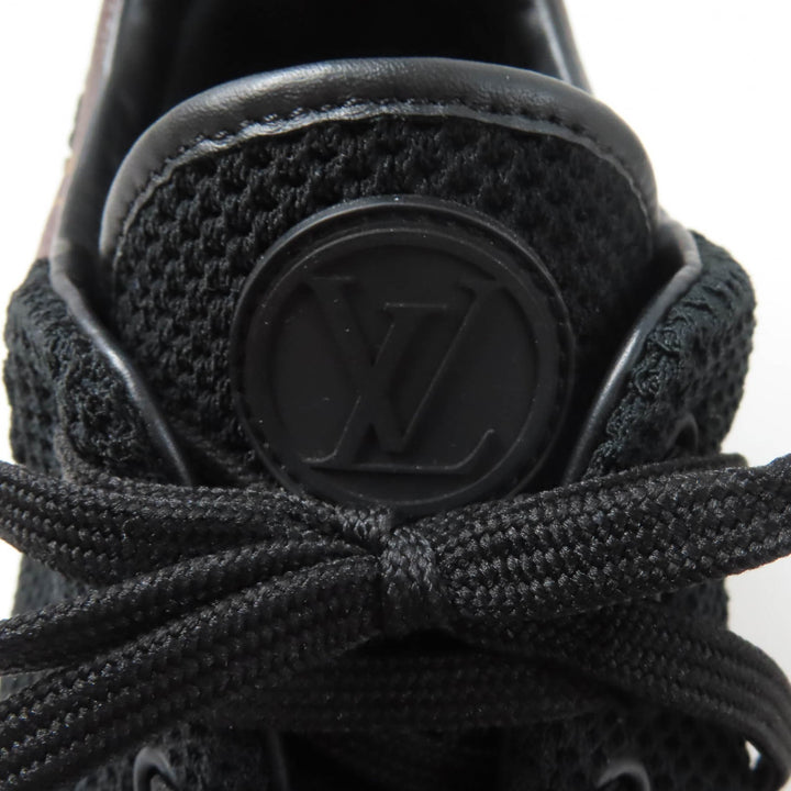 極美品★LOUIS VUITTON ルイヴィトン ファストレーン・ライン モノグラム レースアップ メッシュ スニーカー ブラック 6 伊製 メンズ