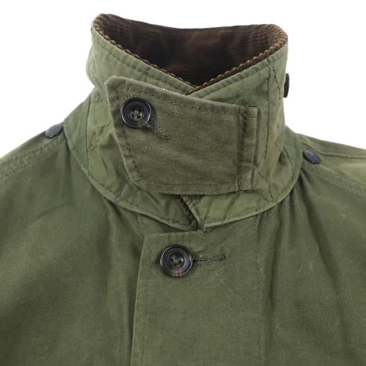 美品▼Rebuild by Needles リビルド バイ ニードルズ ARMY TENT BAL COLLAR COAT ワックスコットン 再構築 モッズコート XS 正規品
