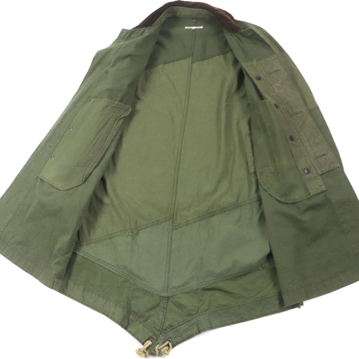 美品▼Rebuild by Needles リビルド バイ ニードルズ ARMY TENT BAL COLLAR COAT ワックスコットン 再構築 モッズコート XS 正規品