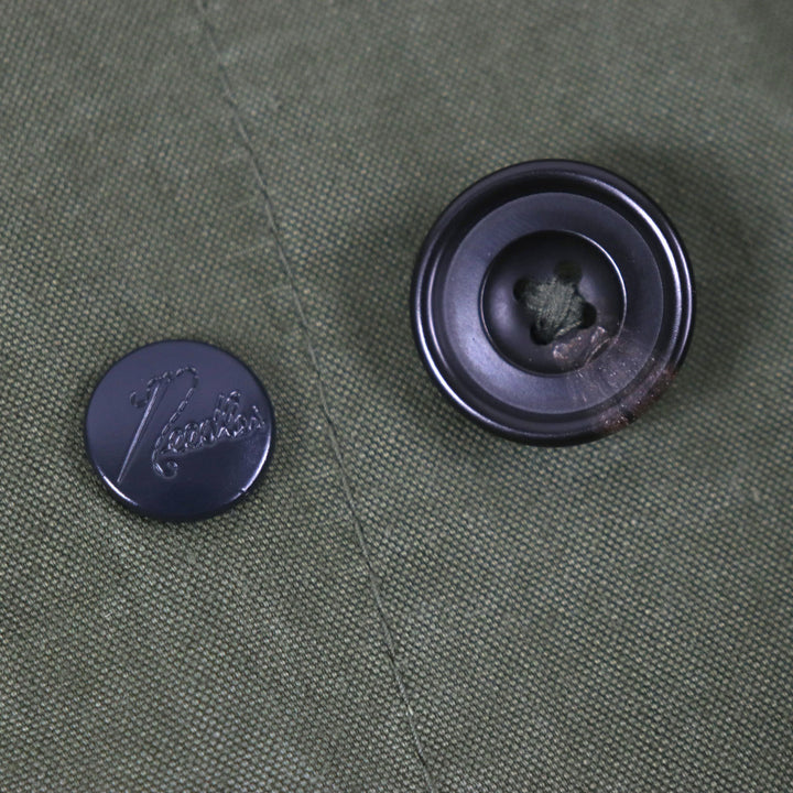 美品▼Rebuild by Needles リビルド バイ ニードルズ ARMY TENT BAL COLLAR COAT ワックスコットン 再構築 モッズコート XS 正規品