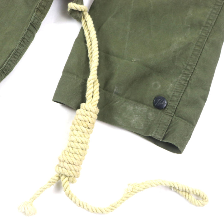 美品▼Rebuild by Needles リビルド バイ ニードルズ ARMY TENT BAL COLLAR COAT ワックスコットン 再構築 モッズコート XS 正規品