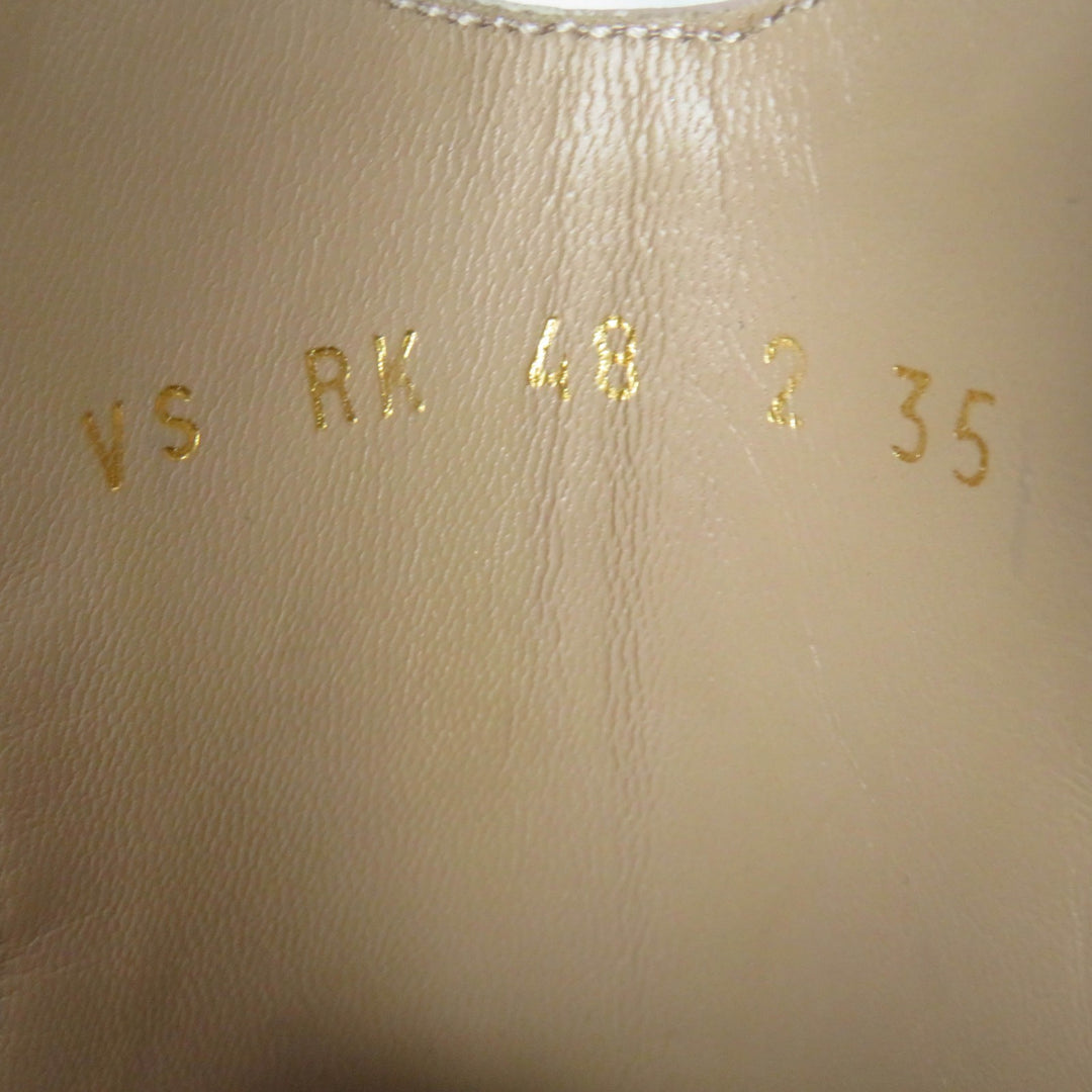 美品☆Valentino Garavani ヴァレンティノガラヴァーニ ロックスタッズ アンクルストラップ パンプス レザー ブーティ 黒 35 レディース