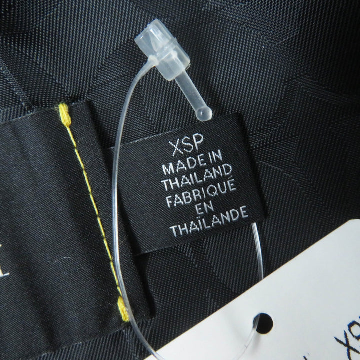 未使用品◎COACH コーチ F34025 裏シグネチャー柄 チャーム・ロゴボタン付き レザー使い トレンチコート ワインレッド XS 定価110000円