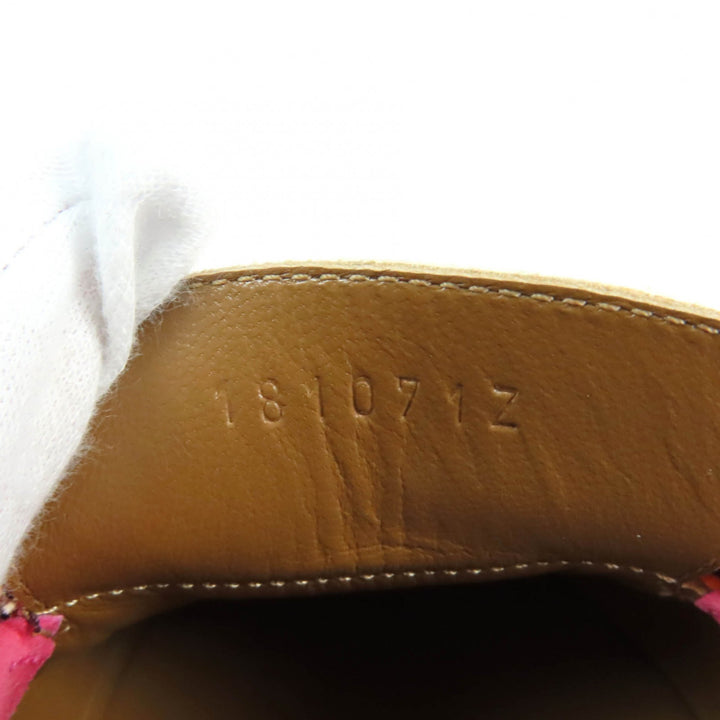 美品★HERMES エルメス 181071Z ロワイヤル H金具付 タッセル アーモンドトゥ スウェードレザー ローファー マルチ 35.5 保存袋付き