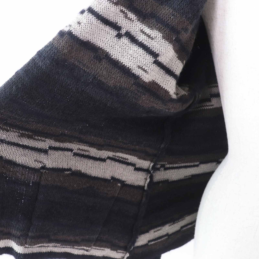 極美品◎CHANEL シャネル 09A P36148 ウール モヘア ココマークボタン付き ニット カーディガン ダークネイビー 42 伊製 正規品