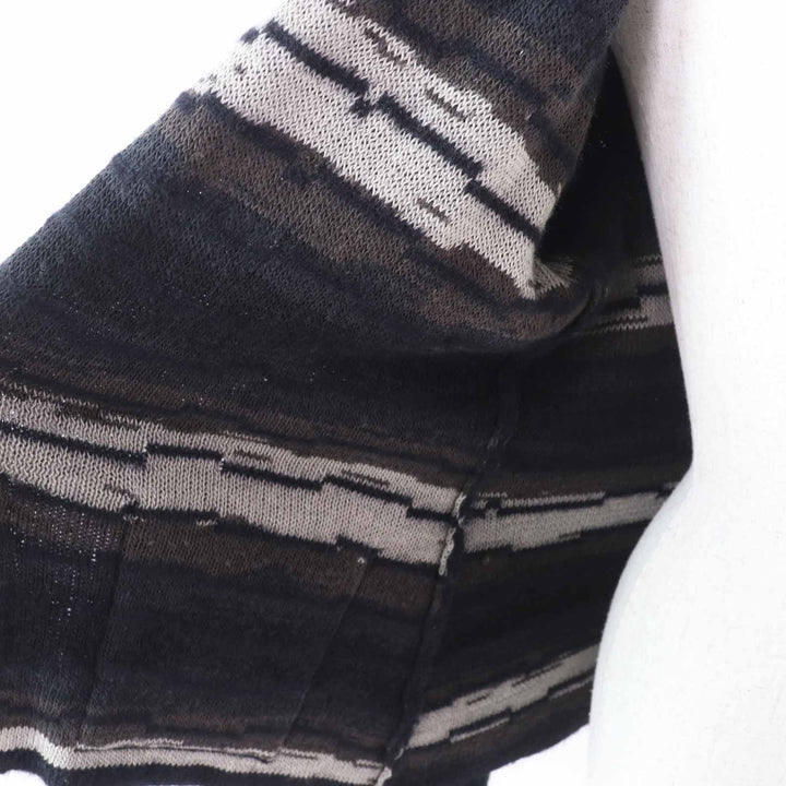 極美品◎CHANEL シャネル 09A P36148 ウール モヘア ココマークボタン付き ニット カーディガン ダークネイビー 42 伊製 正規品