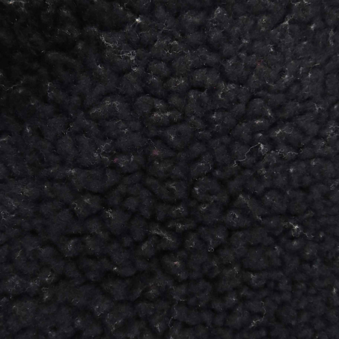 良品◎INES＆MARECHAL イネス＆マーシャル リバーシブル 比翼 ノーカラー ロング丈 ムートンコート ブラック 34 仏製 正規品 レディース