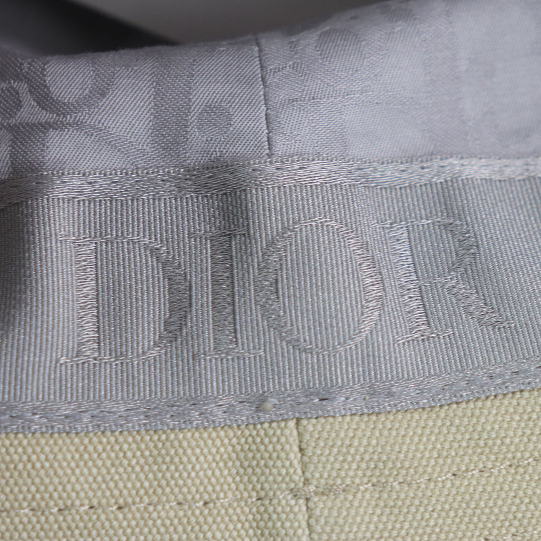 極美品▼DIOR ディオール オム 293C906I5641 コットン100% Diorロゴ刺繍 帽子 バケットハット ベージュ S イタリア製 正規品 メンズ
