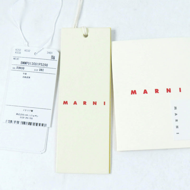 美品☆MARNI マルニ 2021年製 BMMP0130U1 PRISMA パファー 2WAY レザー ハンド・ショルダーバッグ ブラック 保存袋付 伊製 レディース
