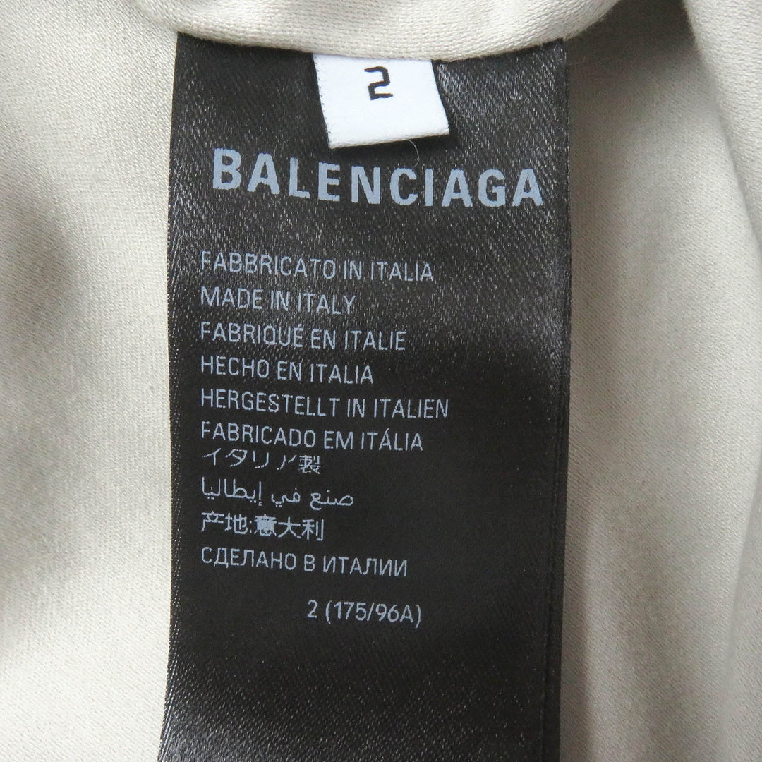 極美品□BALENCIAGA バレンシアガ 23AW 774376 UNISEX オーバーサイズ ボアジャケット ブルゾン アイボリー 2 イタリア製 正規品 メンズ