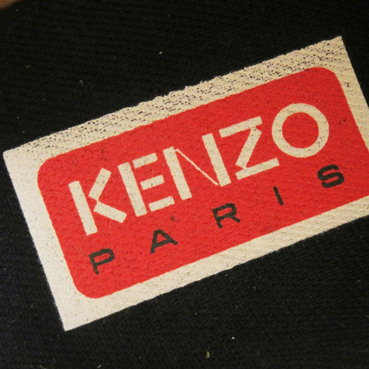 未使用品◎KENZO ケンゾー KENZOWAVE NIGO POPPY プリント レースアップ レザー ショートブーツ ブルー 37 箱・保存袋付き レディース