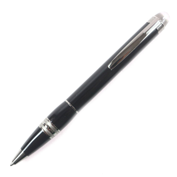 良品▼MONTBLANC モンブラン スターウォーカー ホワイトスター ツイスト式 ボールペン ブラック ガンメタリック 箱・ケース付き 筆記◎
