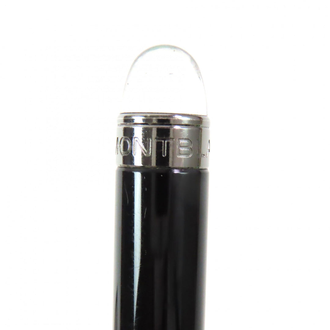 良品▼MONTBLANC モンブラン スターウォーカー ホワイトスター ツイスト式 ボールペン ブラック ガンメタリック 箱・ケース付き 筆記◎