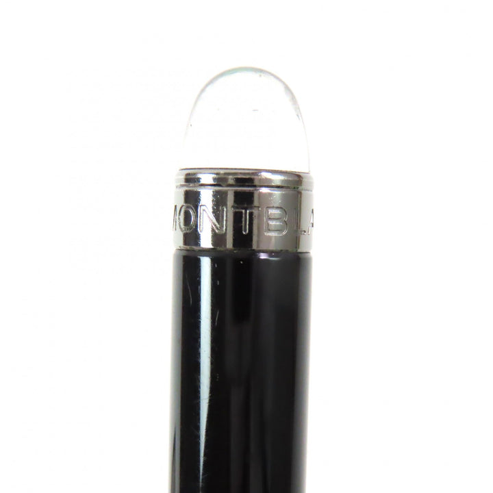 良品▼MONTBLANC モンブラン スターウォーカー ホワイトスター ツイスト式 ボールペン ブラック ガンメタリック 箱・ケース付き 筆記◎