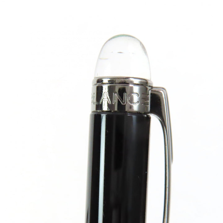 良品▼MONTBLANC モンブラン スターウォーカー ホワイトスター ツイスト式 ボールペン ブラック ガンメタリック 箱・ケース付き 筆記◎