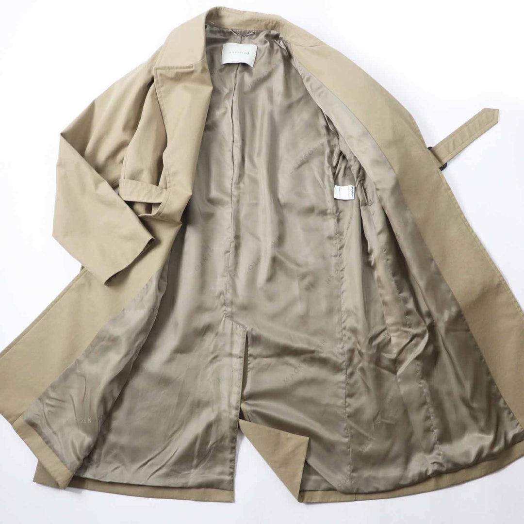 極美品◎Mackintosh マッキントッシュ G212MO1107FLACD LAGGAN EX EDIFICE別注 タイロッケンコート／ステンカラーコート 40　定139700円