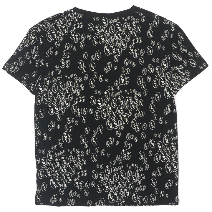 極美品△CELINE Christian Marclay セリーヌ クリスチャンマークレー 19SS 2X008388E コットン 総柄 クルーネック 半袖Ｔシャツ S 正規品