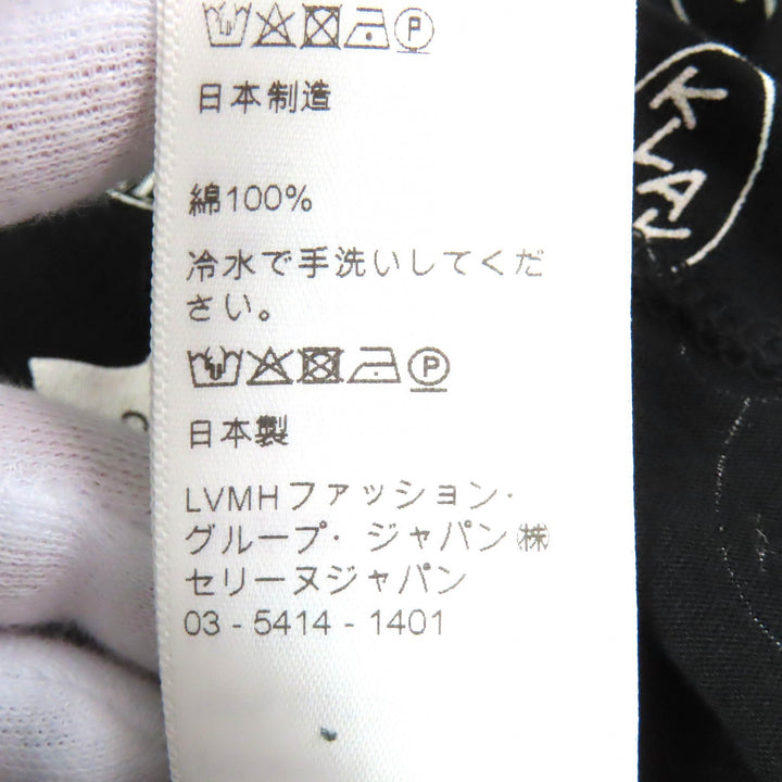 極美品△CELINE Christian Marclay セリーヌ クリスチャンマークレー 19SS 2X008388E コットン 総柄 クルーネック 半袖Ｔシャツ S 正規品