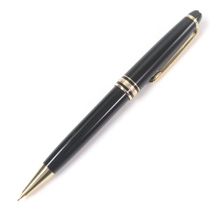 美品□MONTBLANC モンブラン プレシャスレジン マイスターシュテュック ツイスト式 シャープペンシル ブラック ドイツ製 筆記確認済み