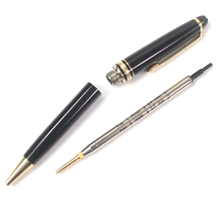 美品□MONTBLANC モンブラン プレシャスレジン マイスターシュテュック ツイスト式 シャープペンシル ブラック ドイツ製 筆記確認済み