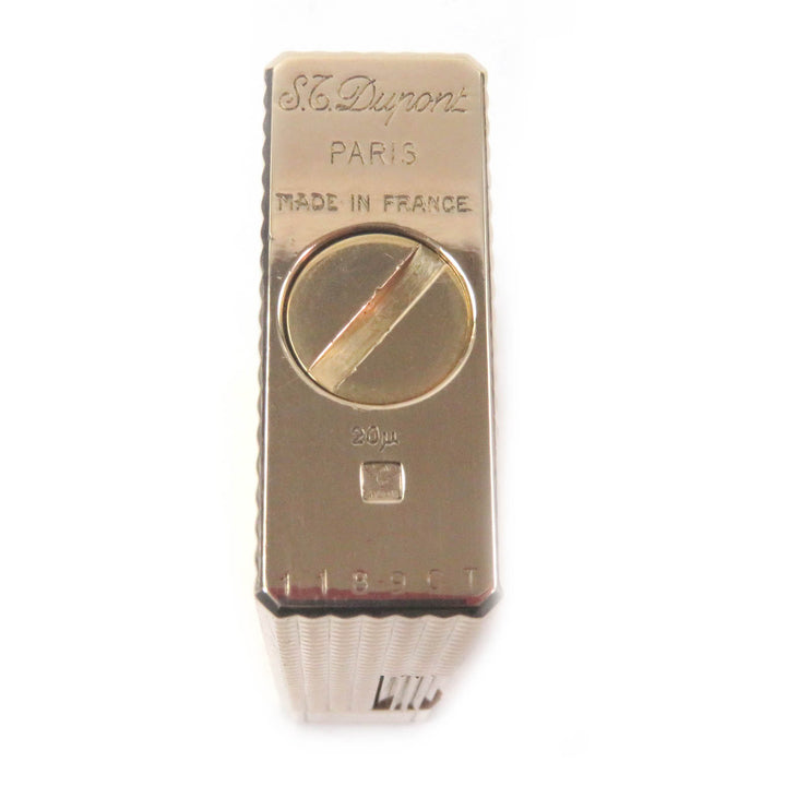 美品□Dupont デュポン ライン1 ロング ダイヤモンドヘッド 喫煙具 ガスライター ピンクゴールド フランス製 メンズ 着火確認済み