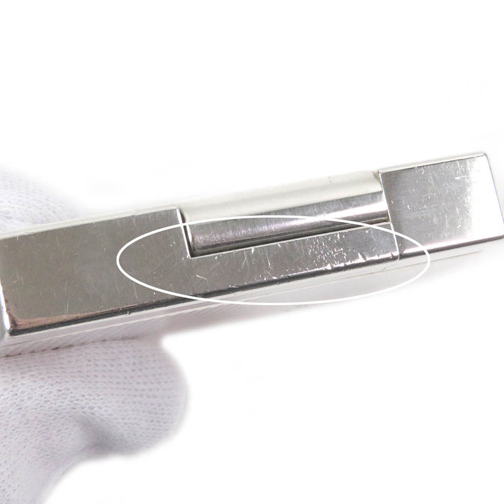 良品□Dupont デュポン ギャッツビー ダイヤモンドヘッド ガスライター 喫煙具 シルバー フランス製 メンズ レディース 着火確認済み