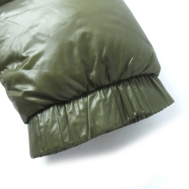 美品☆WOOLRICH ウールリッチ WWCPS2786 ALIQUIPPA PUFFY JACKET アルキッパパフィー ダウンジャケット カーキ S 正規品 レディース