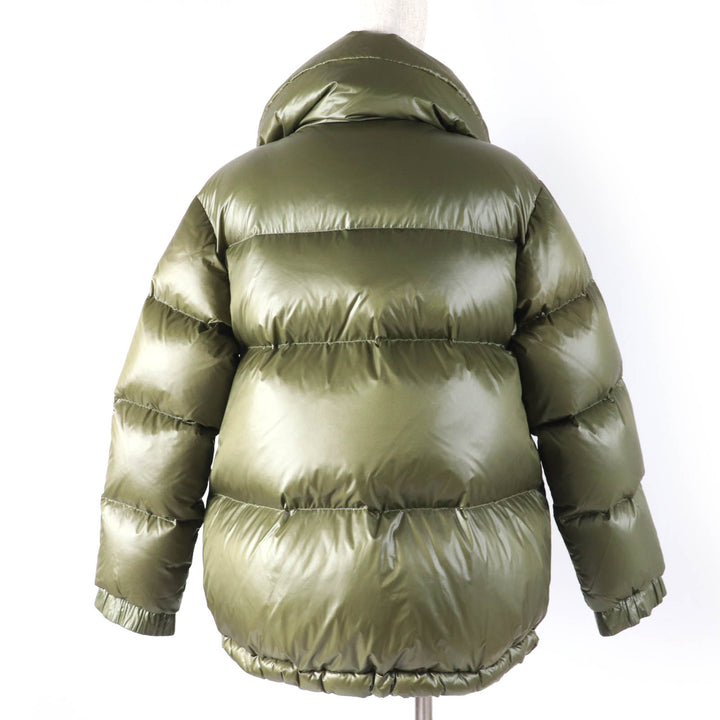 美品☆WOOLRICH ウールリッチ WWCPS2786 ALIQUIPPA PUFFY JACKET アルキッパパフィー ダウンジャケット カーキ S 正規品 レディース
