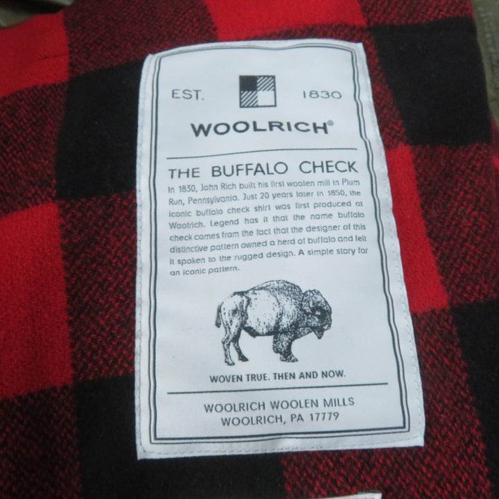 美品☆WOOLRICH ウールリッチ WWCPS2786 ALIQUIPPA PUFFY JACKET アルキッパパフィー ダウンジャケット カーキ S 正規品 レディース