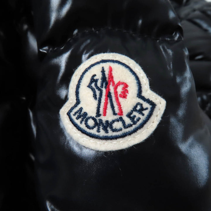 極美品★MONCLER モンクレール FULMAR FOXファー・フード付 ダウンコート ブラック 0 ハンガー・ガーメント付き 正規品 レディース