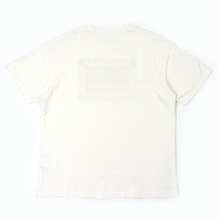 美品△MONCLER GENIUS 2 モンクレール ジーニアス 2 2021年製 コットン100% グラフィック グリッド ロゴワッペン 半袖Ｔシャツ XL 正規品