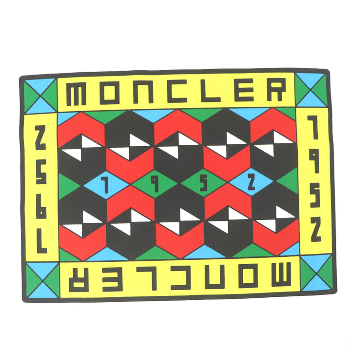 美品△MONCLER GENIUS 2 モンクレール ジーニアス 2 2021年製 コットン100% グラフィック グリッド ロゴワッペン 半袖Ｔシャツ XL 正規品
