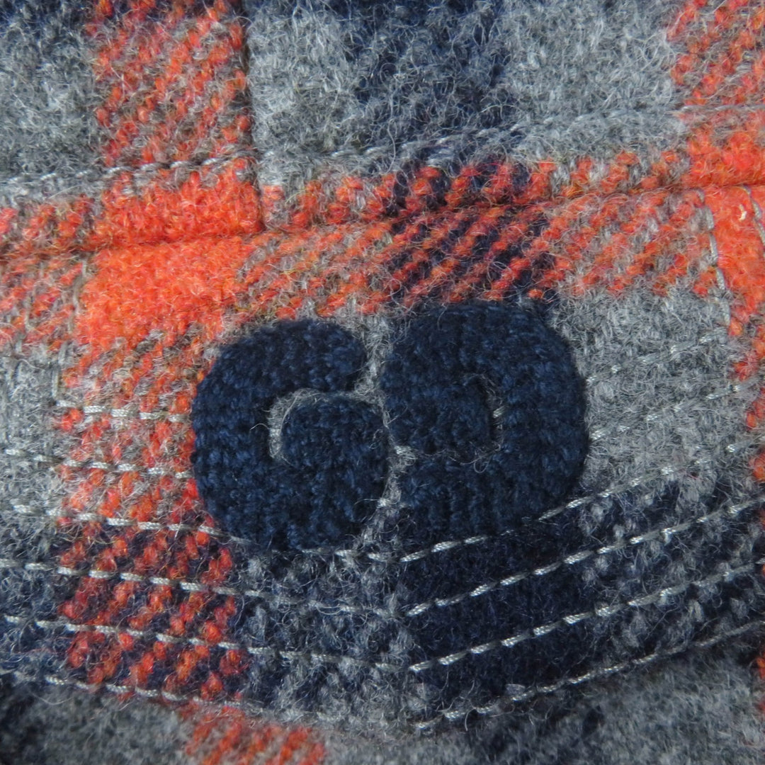 極美品☆GUCCI グッチ 20AW 633365 Rave Like You Are Five クルミボタン GGロゴ刺繍 チェック柄 コート マルチ 36 正規品 レディース