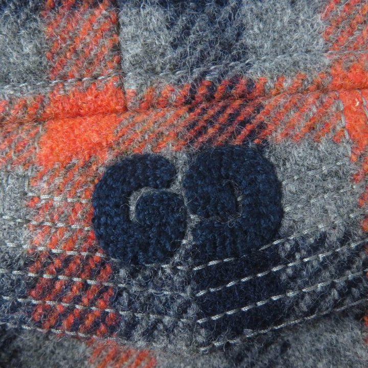 極美品☆GUCCI グッチ 20AW 633365 Rave Like You Are Five クルミボタン GGロゴ刺繍 チェック柄 コート マルチ 36 正規品 レディース