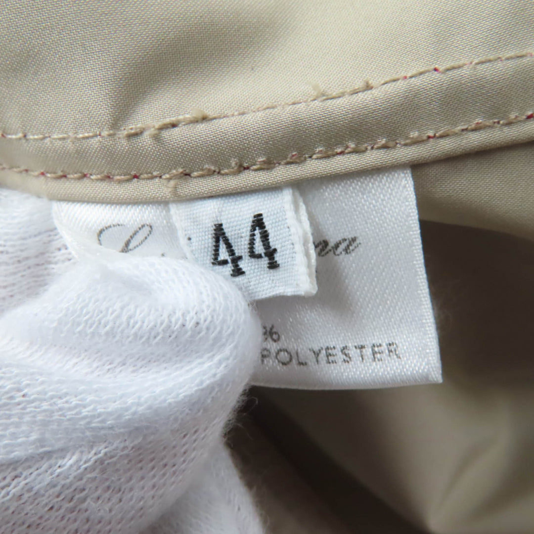 美品★Loro Piana ロロピアーナ ロゴボタン・ポケット付 ブルゾン ジャケット アウター レッド 44 イタリア製 レディース