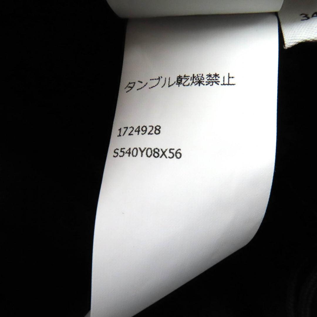 未使用品★LOEWE ロエベ S540Y08X56 膝丈 ペプラム スカート ボトムス ブラック 34 イタリア製 正規品 レディース 定価107800円