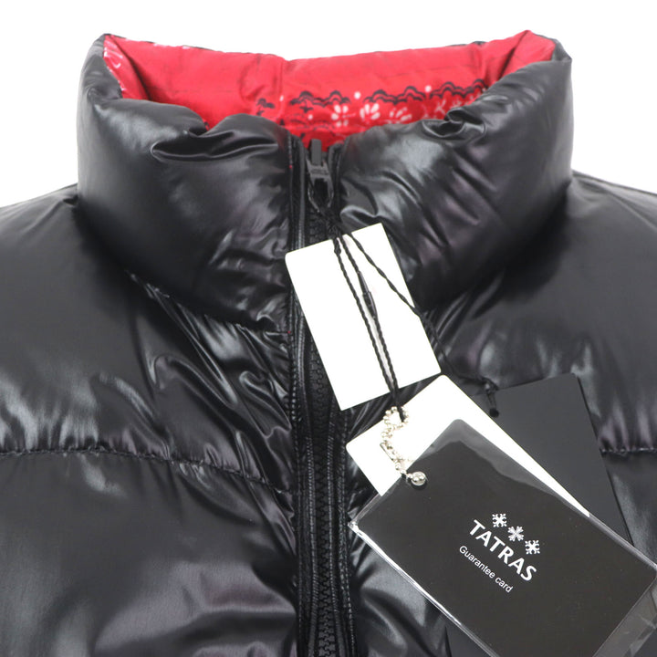 未使用品▼TATRAS タトラス 20AW MTAT20A4729-D AGATONE アガトーネ ペイズリー柄 ワッペン付き リバーシブル ダウンベスト 2 正規品