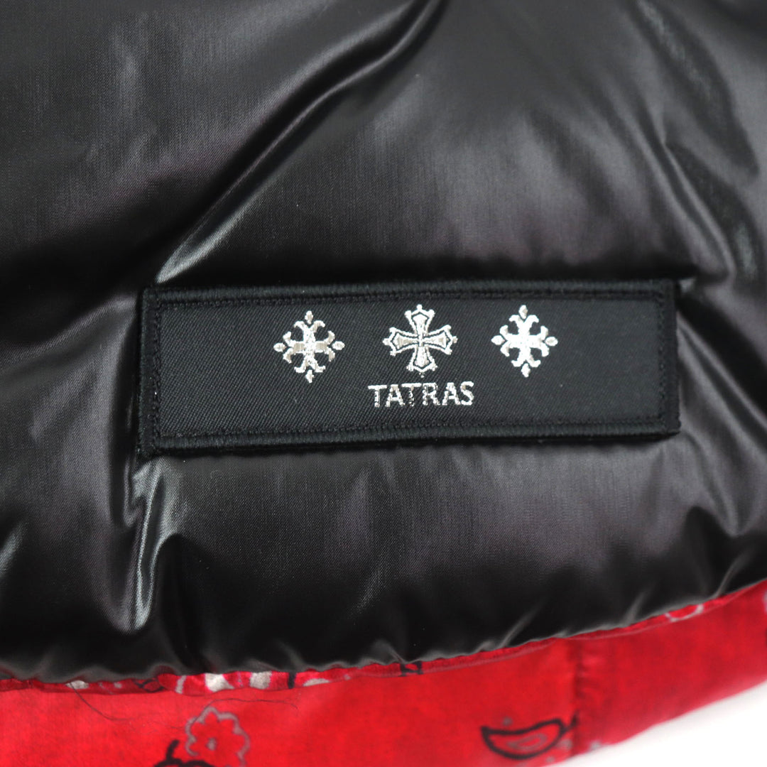 未使用品▼TATRAS タトラス 20AW MTAT20A4729-D AGATONE アガトーネ ペイズリー柄 ワッペン付き リバーシブル ダウンベスト 2 正規品