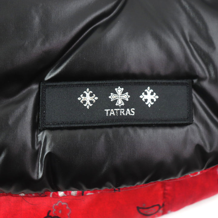 未使用品▼TATRAS タトラス 20AW MTAT20A4729-D AGATONE アガトーネ ペイズリー柄 ワッペン付き リバーシブル ダウンベスト 2 正規品